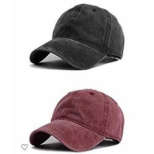 A set of two baseball caps